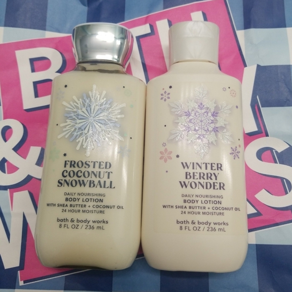 BBW Winter Lotions 8oz (2)